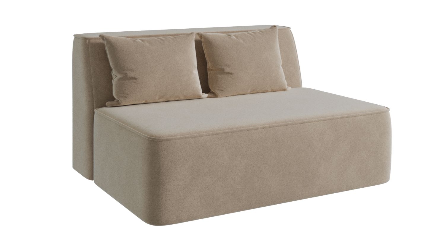 Диван Нафанаил (155х118) ,бежевый